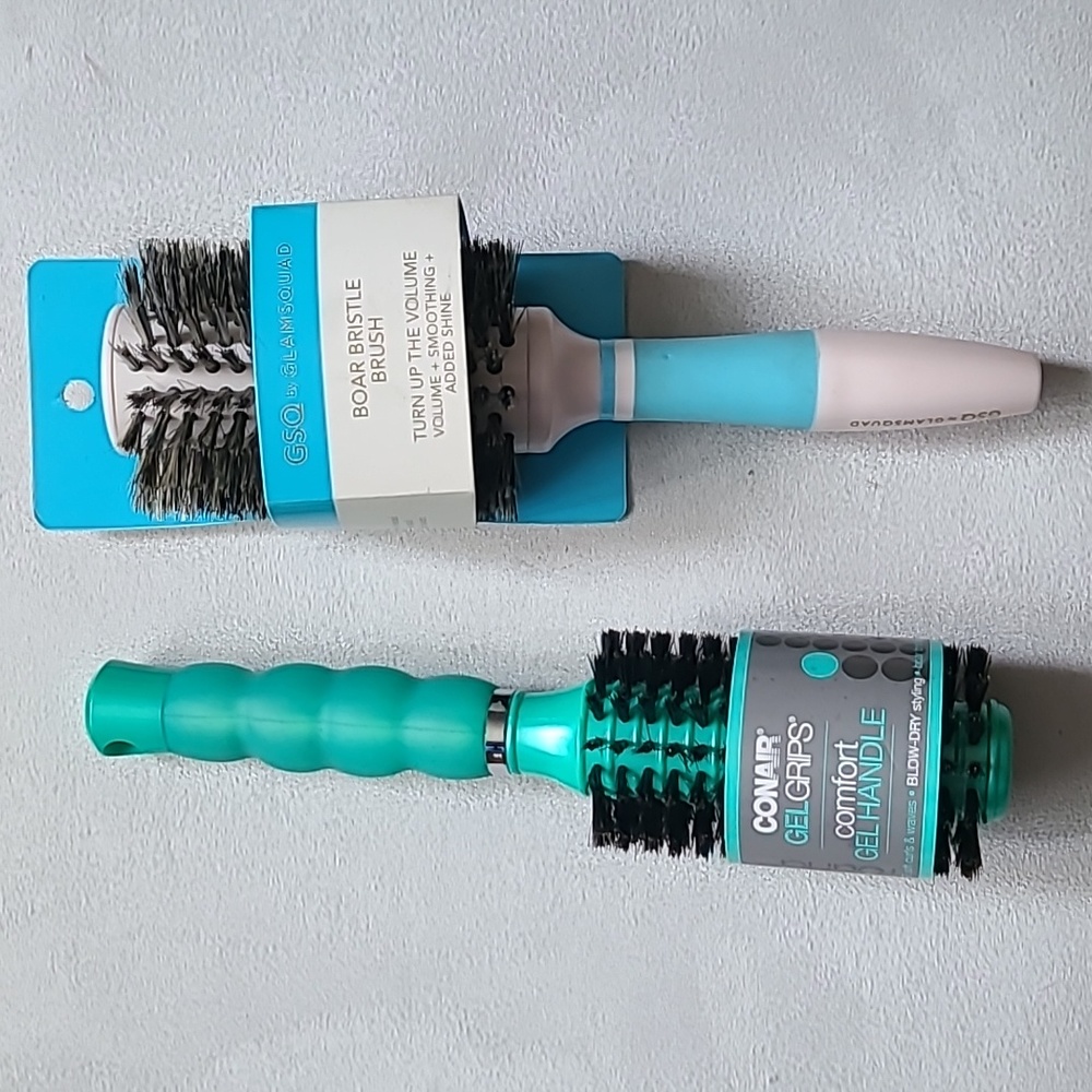 CONAIR AND GLAMSQUAD STYLING BRUSHES BUNDLE OF 2